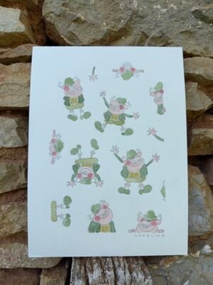 Illustration originale à l’aquarelle "le philosophe", création unique et expressive de Charline Dailly, issue de son univers coloré et poétique.