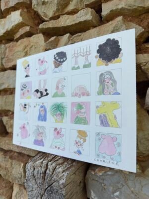 Illustration colorée d’un personnage nommé l'âme du monde, dessin humoristique signé Charline Dailly Illustration.